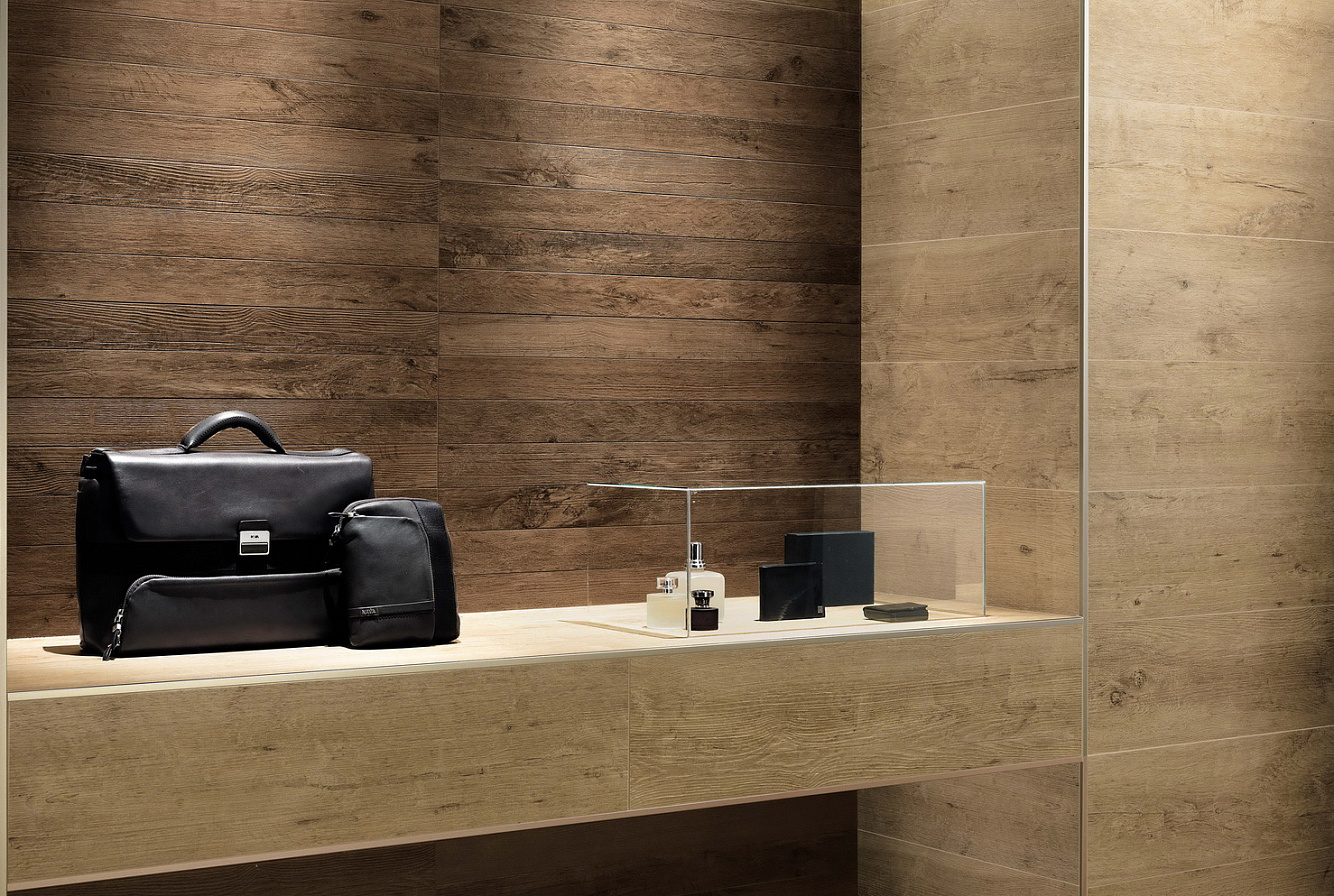 Керамогранит Atlas Concorde Axi Golden Oak / Dark Oak Tatami.